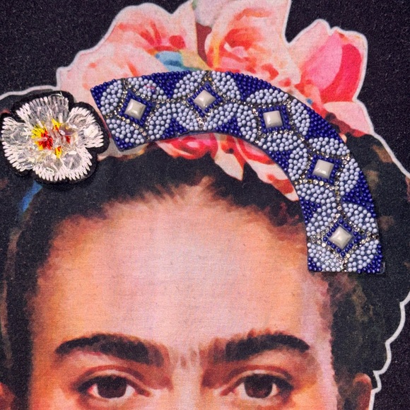 Frida Kahlo Graphic Black Tee - Picture 3 of 4